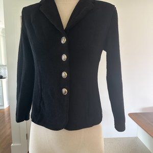 St John ladies knit navy blazer/sweater